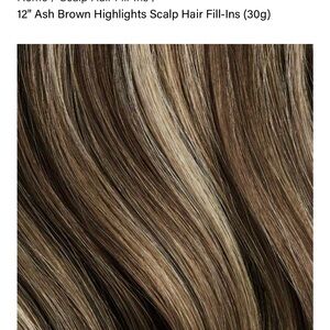 Luxy Ash Brown Highlights Hair Fill-Ins